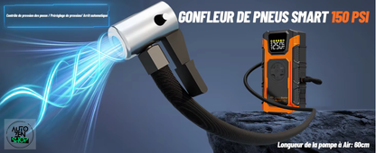 Booster 4en1 FEATOU 6000A (Booster / Gonfleur / Batterie Externe / Lampe Torche)