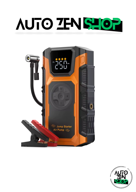 Booster 4en1 FEATOU 6000A (Booster / Gonfleur / Batterie Externe / Lampe Torche)